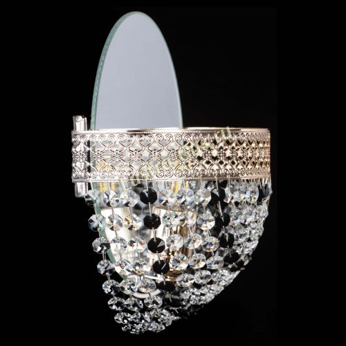 Бра Венеция Сетка черная в Подольске Гусь Хрустальный