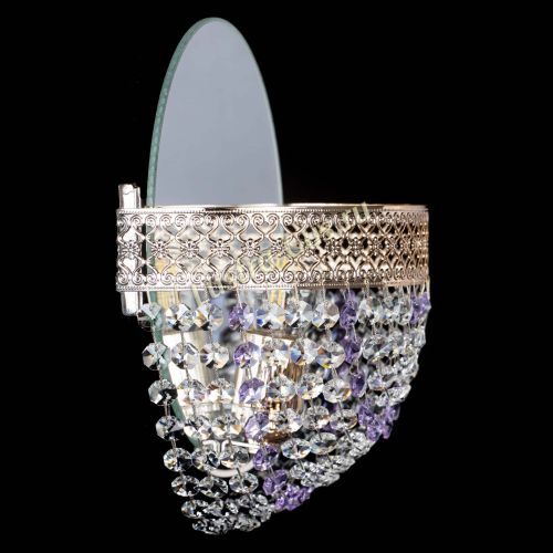 Бра Венеция Сетка фиолетовая в Подольске Гусь Хрустальный