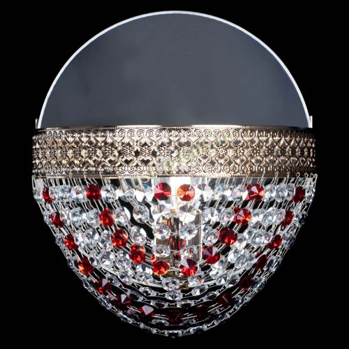 Бра Венеция Сетка красная в Подольске Гусь Хрустальный