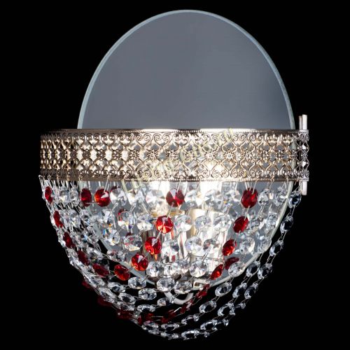 Бра Венеция Сетка красная в Подольске Гусь Хрустальный
