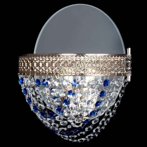 Бра Венеция Сетка синяя в Подольске Гусь Хрустальный