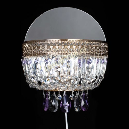 Бра Венеция фиолетовая в Подольске Гусь Хрустальный