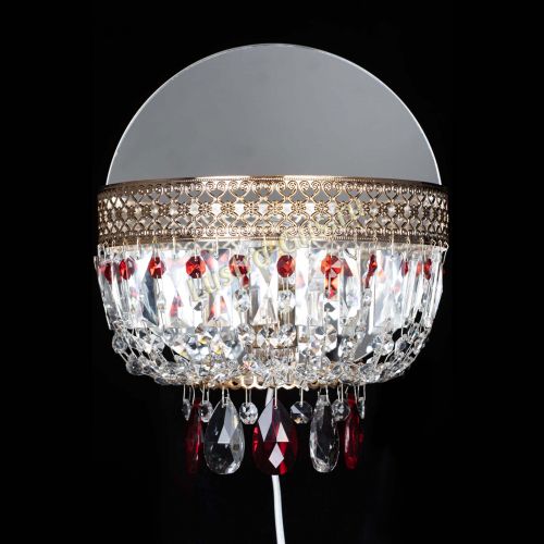 Бра Венеция красная в Подольске Гусь Хрустальный