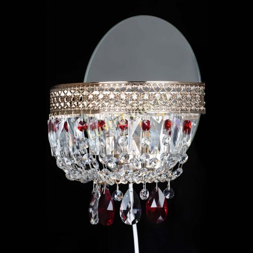 Бра Венеция красная в Подольске Гусь Хрустальный