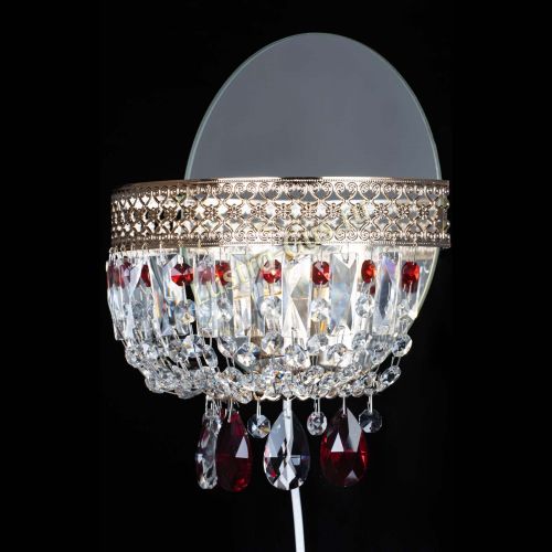 Бра Венеция красная в Подольске Гусь Хрустальный