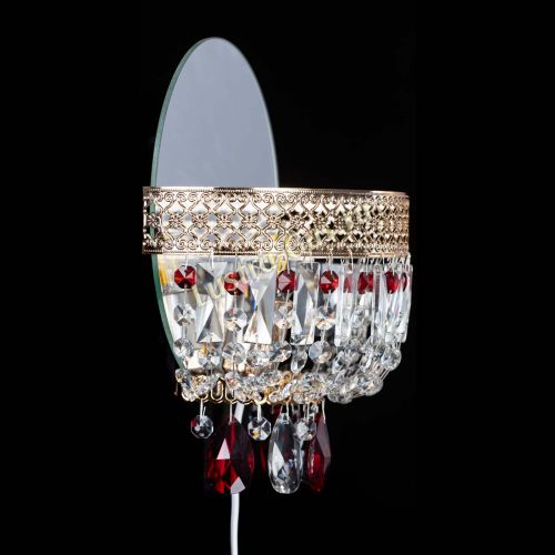 Бра Венеция красная в Подольске Гусь Хрустальный