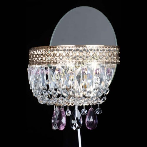 Бра Венеция розовая в Подольске Гусь Хрустальный