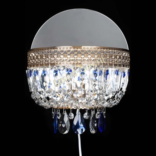 Бра Венеция синяя в Подольске Гусь Хрустальный