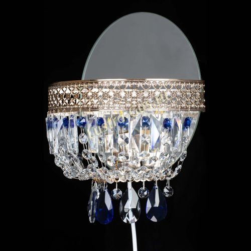 Бра Венеция синяя в Подольске Гусь Хрустальный