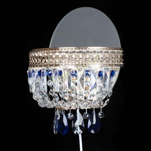 Бра Венеция синяя в Подольске Гусь Хрустальный