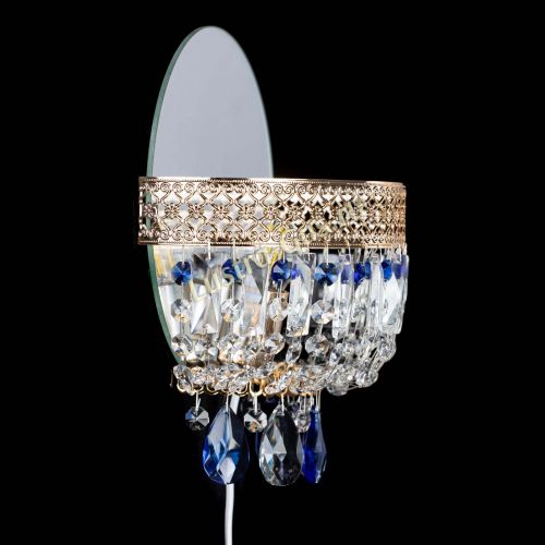 Бра Венеция синяя в Подольске Гусь Хрустальный