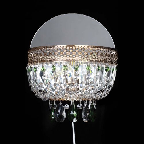 Бра Венеция зеленая в Подольске Гусь Хрустальный