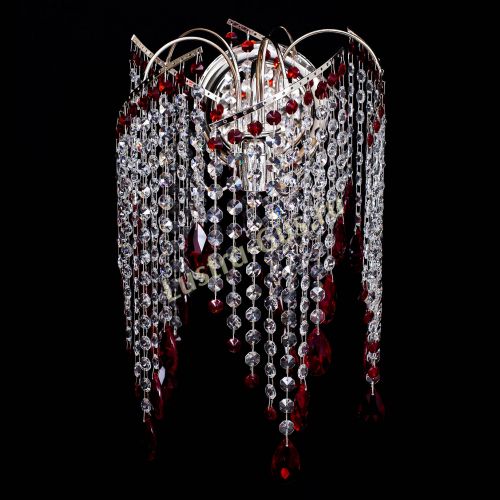 Бра Виноград №4 красная в Подольске Гусь Хрустальный