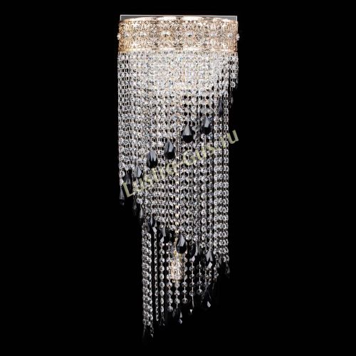 Бра Восток каскад №2 черная в Подольске Гусь Хрустальный