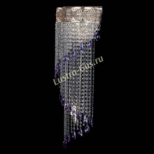 Бра Восток каскад №2 фиолетовая в Подольске Гусь Хрустальный