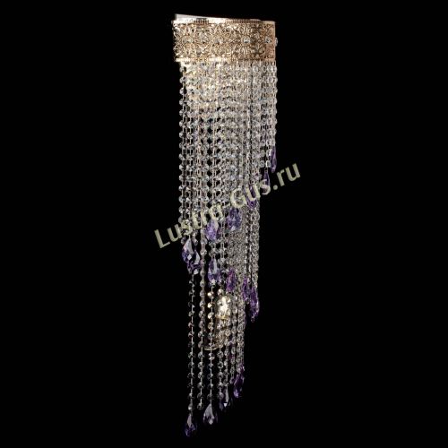 Бра Восток каскад №2 фиолетовая в Подольске Гусь Хрустальный