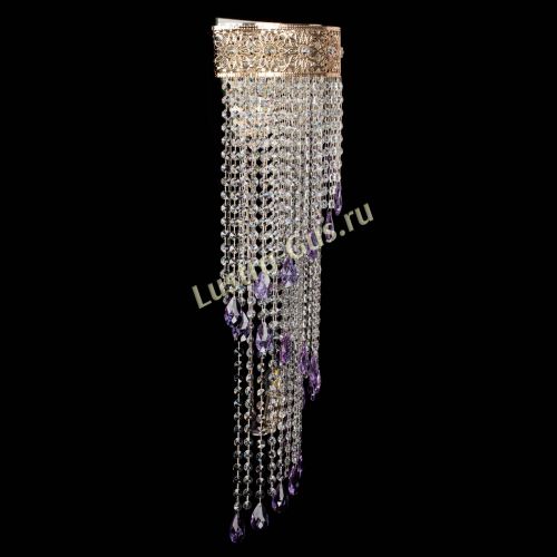 Бра Восток каскад №2 фиолетовая в Подольске Гусь Хрустальный