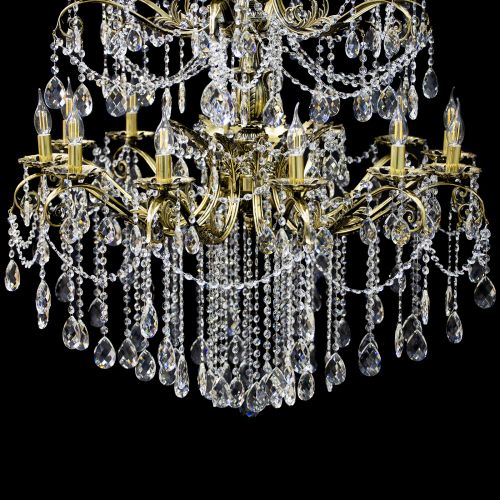 Люстра бронзовая Афина №21 в Подольске Гусь Хрустальный