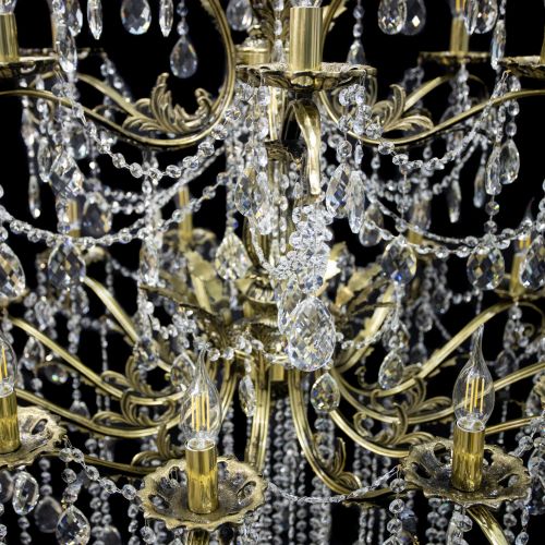 Люстра бронзовая Афина №21 в Подольске Гусь Хрустальный