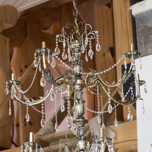 Люстра бронзовая Афина №35 в Подольске Гусь Хрустальный