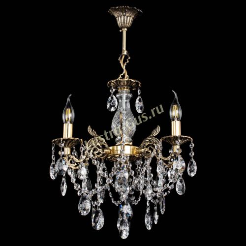 Люстра бронзовая Алфея №3/1 Звездочка в Подольске Гусь Хрустальный