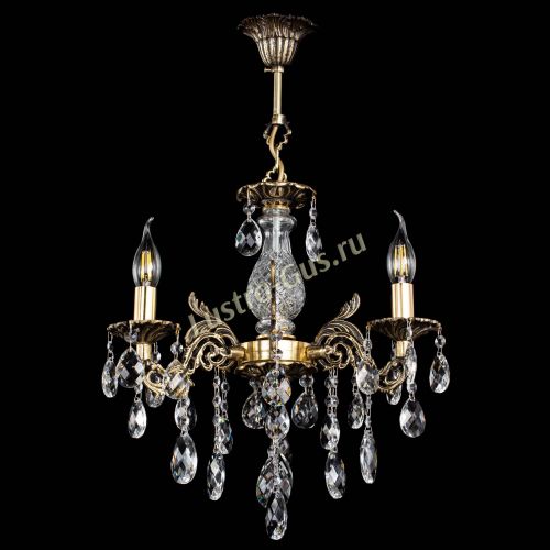 Люстра бронзовая Алфея №3/2 Баден в Подольске Гусь Хрустальный