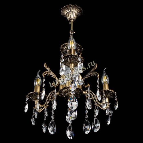 Люстра бронзовая Алфея №3/2 Журавлик в Подольске Гусь Хрустальный