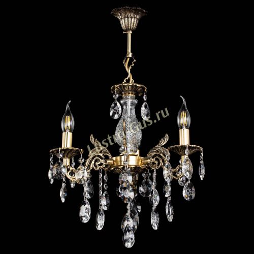 Люстра бронзовая Алфея №3/2 Звездочка в Подольске Гусь Хрустальный