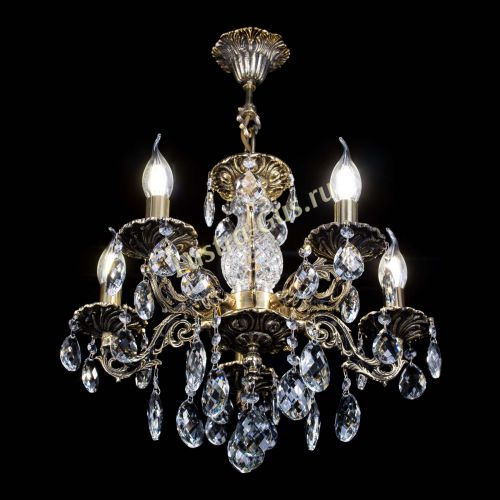 Люстра бронзовая Алфея №5/1 Баден в Подольске Гусь Хрустальный