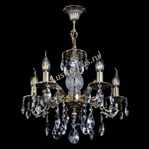 Люстра бронзовая Алфея №5/1 Лучик в Подольске Гусь Хрустальный