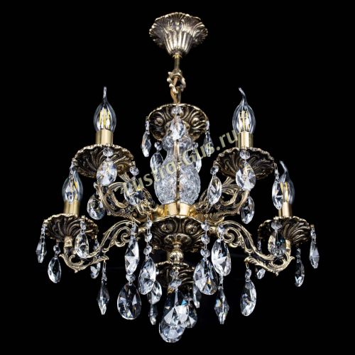 Люстра бронзовая Алфея №5/1 Лучик в Подольске Гусь Хрустальный