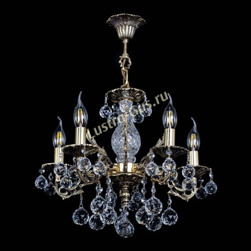 Люстра бронзовая Алфея №5/1 Шар в Подольске Гусь Хрустальный