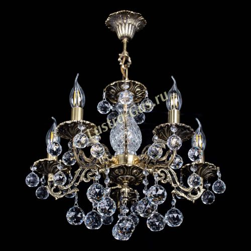 Люстра бронзовая Алфея №5/1 Шар в Подольске Гусь Хрустальный