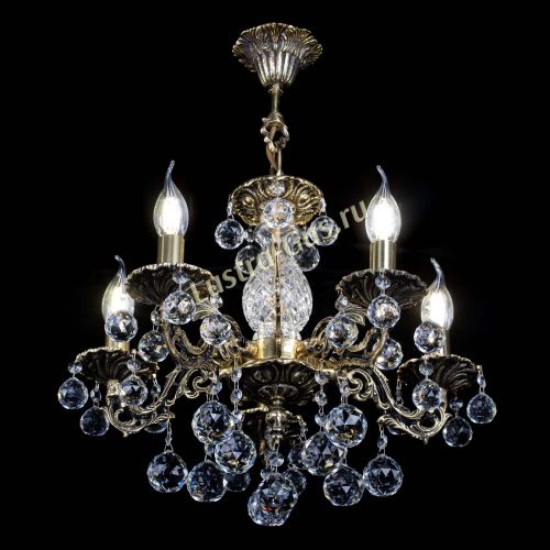 Люстра бронзовая Алфея №5/1 Шар в Подольске Гусь Хрустальный