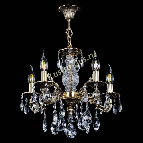 Люстра бронзовая Алфея №5/1 Журавлик в Подольске Гусь Хрустальный