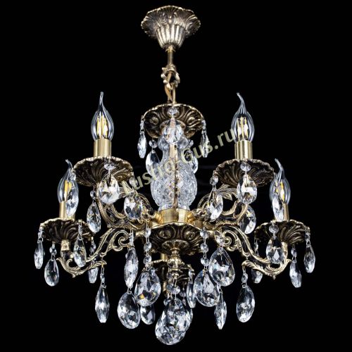 Люстра бронзовая Алфея №5/1 Журавлик в Подольске Гусь Хрустальный