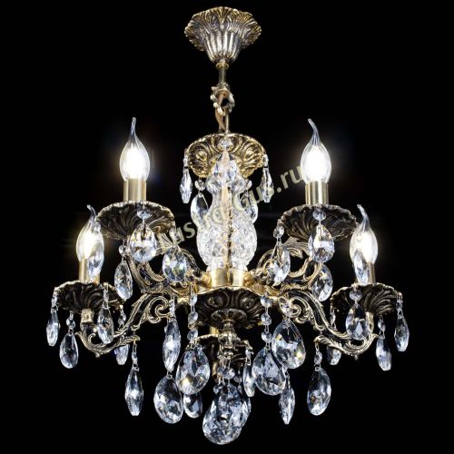 Люстра бронзовая Алфея №5/1 Журавлик в Подольске Гусь Хрустальный