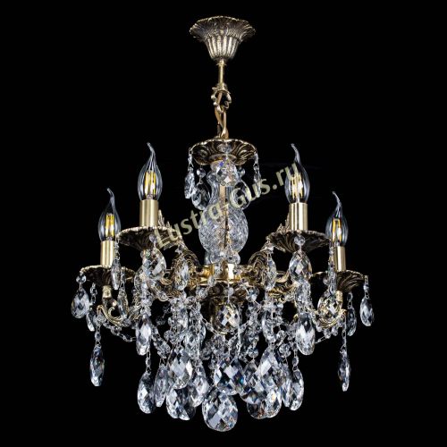 Люстра бронзовая Алфея №5/3 Баден в Подольске Гусь Хрустальный