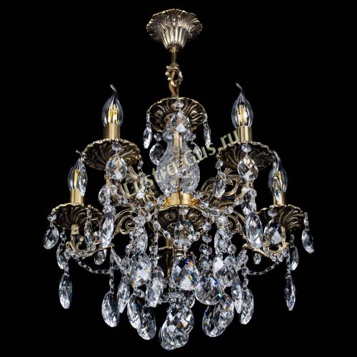 Люстра бронзовая Алфея №5/3 Баден в Подольске Гусь Хрустальный