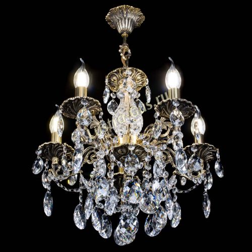 Люстра бронзовая Алфея №5/3 Баден в Подольске Гусь Хрустальный