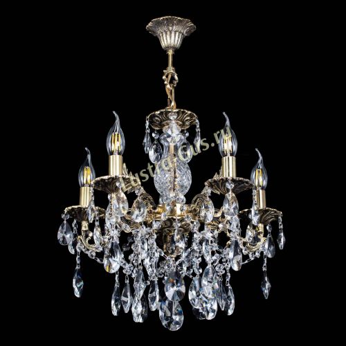 Люстра бронзовая Алфея №5/3 Лучик в Подольске Гусь Хрустальный