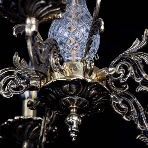 Люстра бронзовая Алфея №5/3 Шар в Подольске Гусь Хрустальный