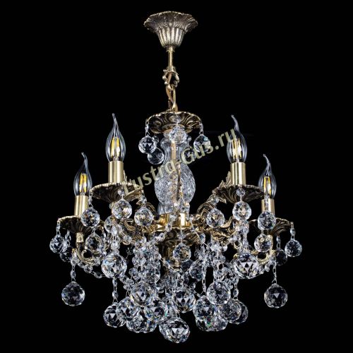 Люстра бронзовая Алфея №5/3 Шар в Подольске Гусь Хрустальный