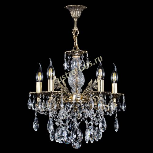 Люстра бронзовая Алфея №5/3 Журавлик в Подольске Гусь Хрустальный