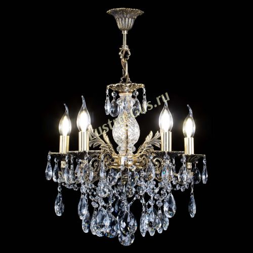 Люстра бронзовая Алфея №5/3 Журавлик в Подольске Гусь Хрустальный