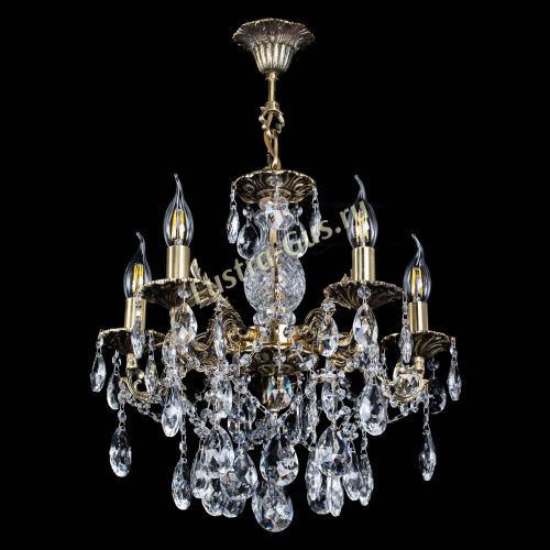 Люстра бронзовая Алфея №5/3 Журавлик в Подольске Гусь Хрустальный