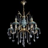 Люстра бронзовая Алфея №5 "Малахит" баден в Подольске