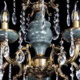 Люстра бронзовая Алфея №5 "Малахит" баден в Подольске