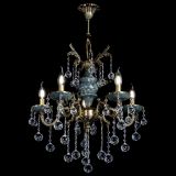 Люстра бронзовая Алфея №5 "Малахит" шар в Подольске