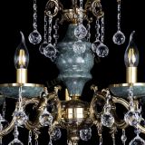 Люстра бронзовая Алфея №5 "Малахит" шар в Подольске